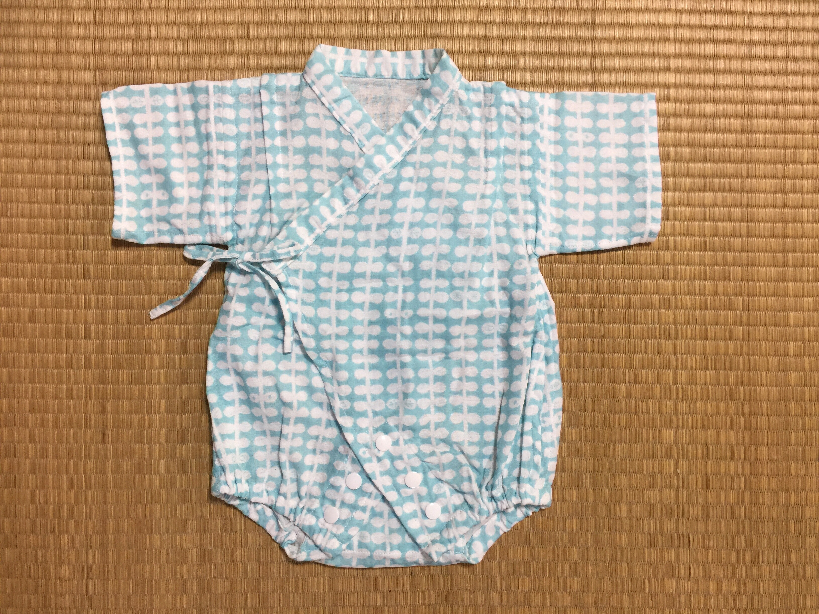 甚平 ロンパース 無料型紙baby Rompers Jinbei Free Pattern Paper 新生児 Newborn Baby 作り方 How To Make チクチクお裁縫